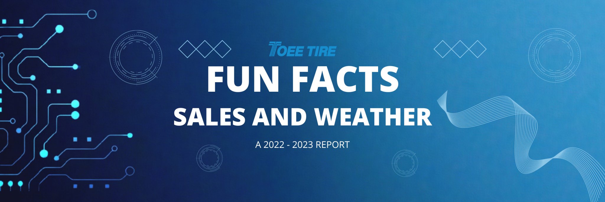 Interesting Correlations Between Sales and Weather: A 2022-2023 Report - Toee Tire