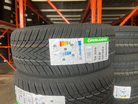 195/45R16 GRENLANDER ICEHAWKE I WINTER - Toee Tire