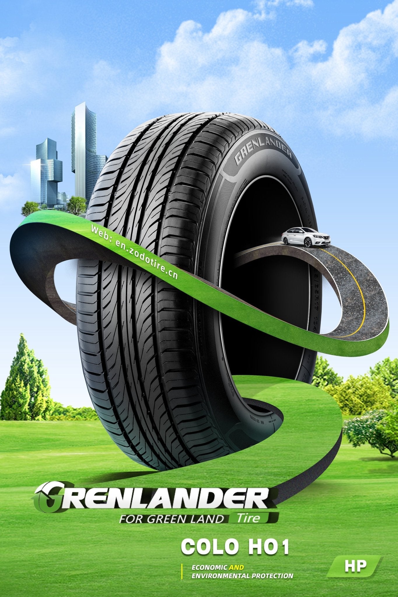 215/55R17 GRENLANDER COLO H01 HP PASSENGER - Toee Tire