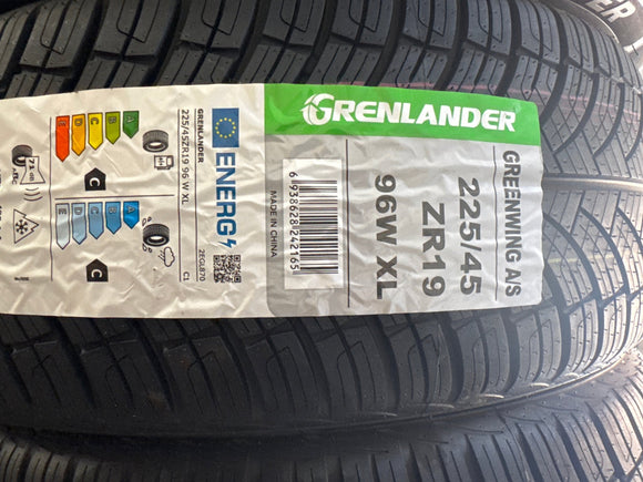 225/45R19 GRENLANDER GREENWING A/S ALL WEATHER - Toee Tire