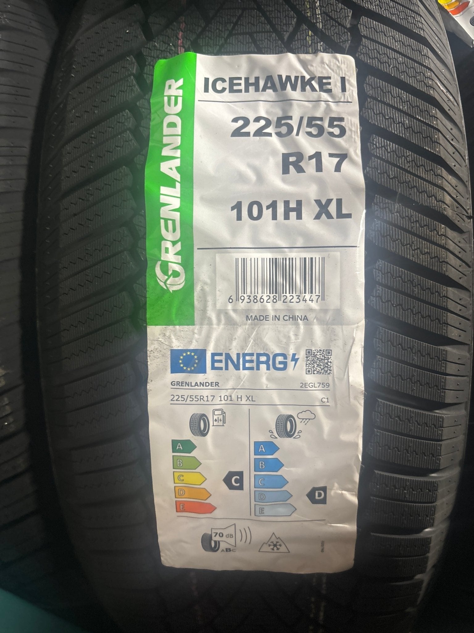 225/55R17 GRENLANDER ICEHAWKE I WINTER - Toee Tire