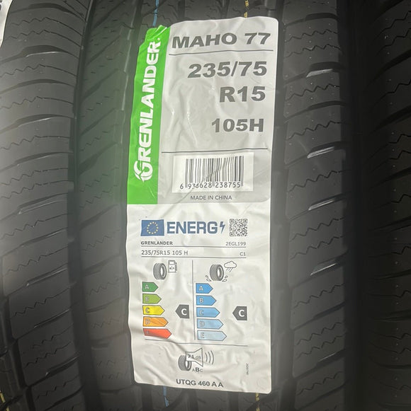235/75R15 GRENLANDER MAHO 77 H/T PASSENGER - Toee Tire