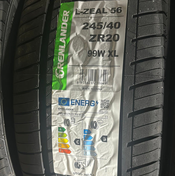 245/40R20 GRENLANDER L-ZEAL56 UHP PASSENGER - Toee Tire