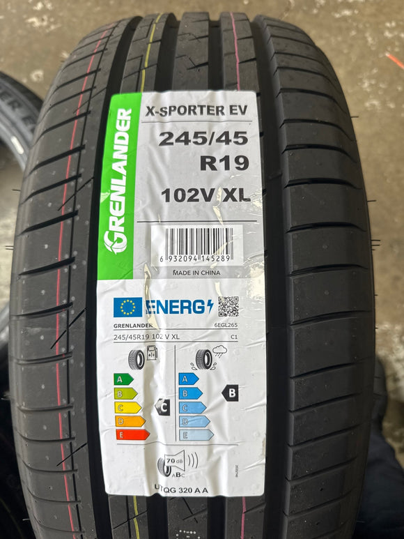 245/45R19 GRENLANDER X - SPORTER EV PASSENGER - Toee Tire