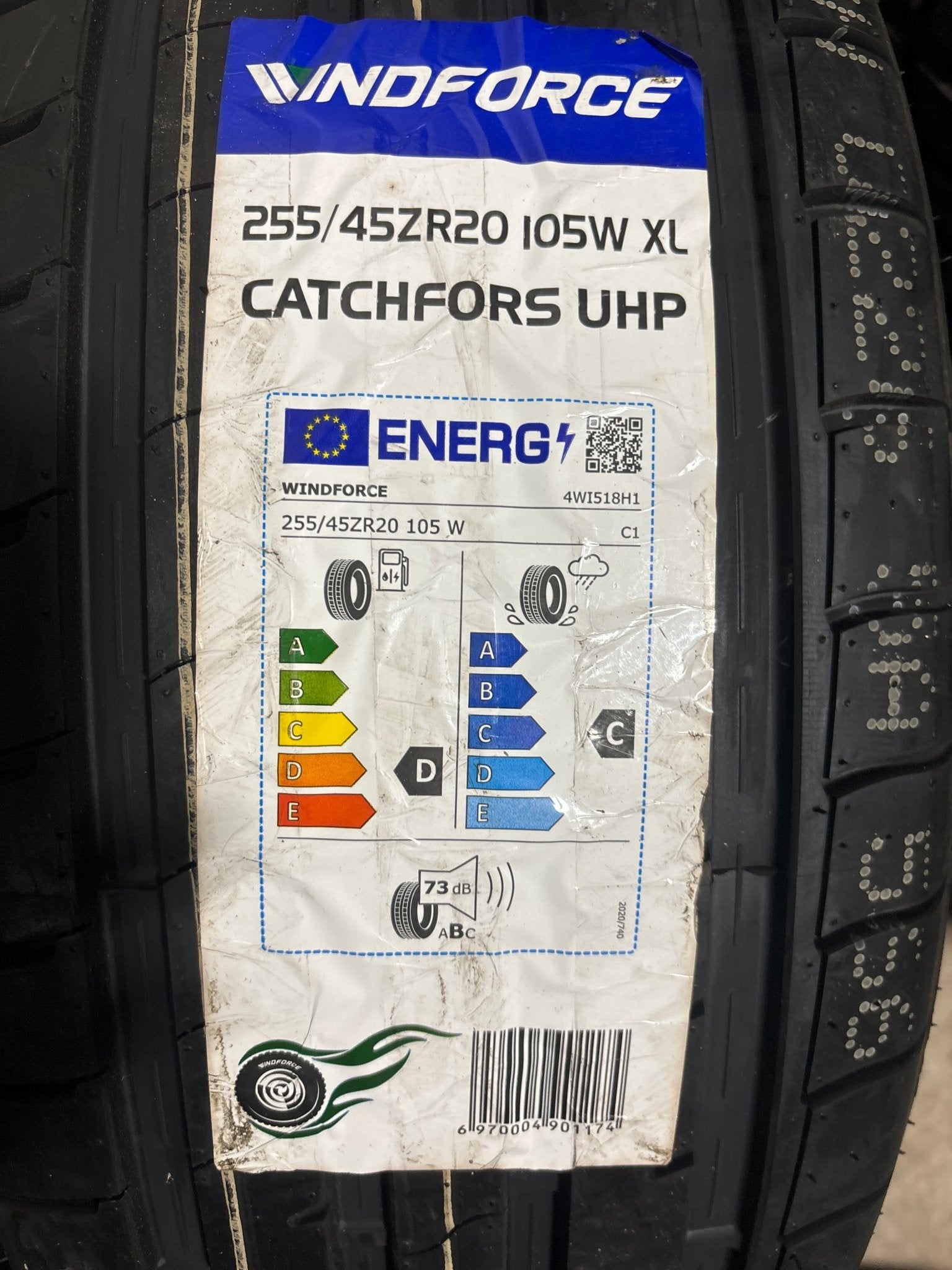 255/45R20 WINDFORCE CATCHFORS UHP PASSENGER(YEAR: 2022)(CLEARANCE SALE) - Toee Tire
