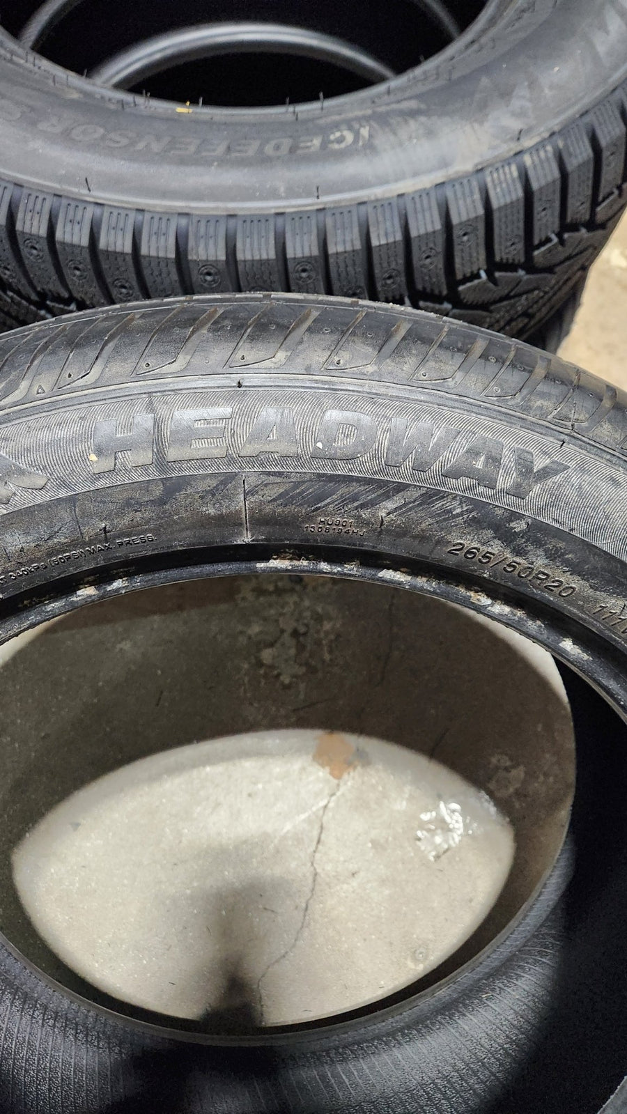 265/50R20 HEADWAY HORACE HU901 PASSENGER (USED) - Toee Tire