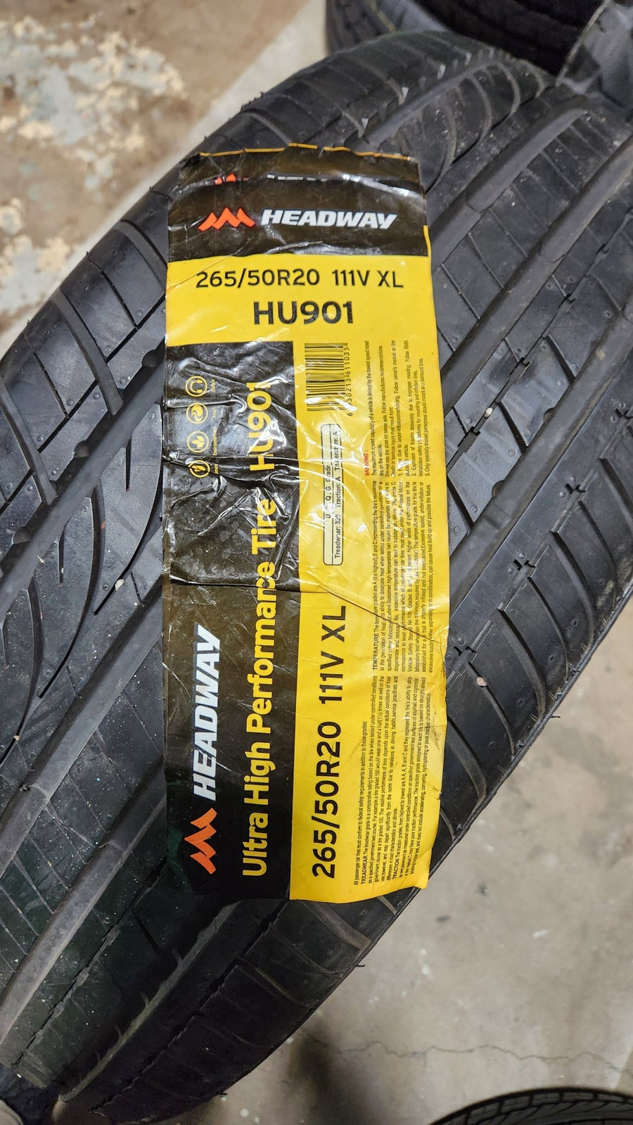 265/50R20 HEADWAY HORACE HU901 PASSENGER (USED) - Toee Tire