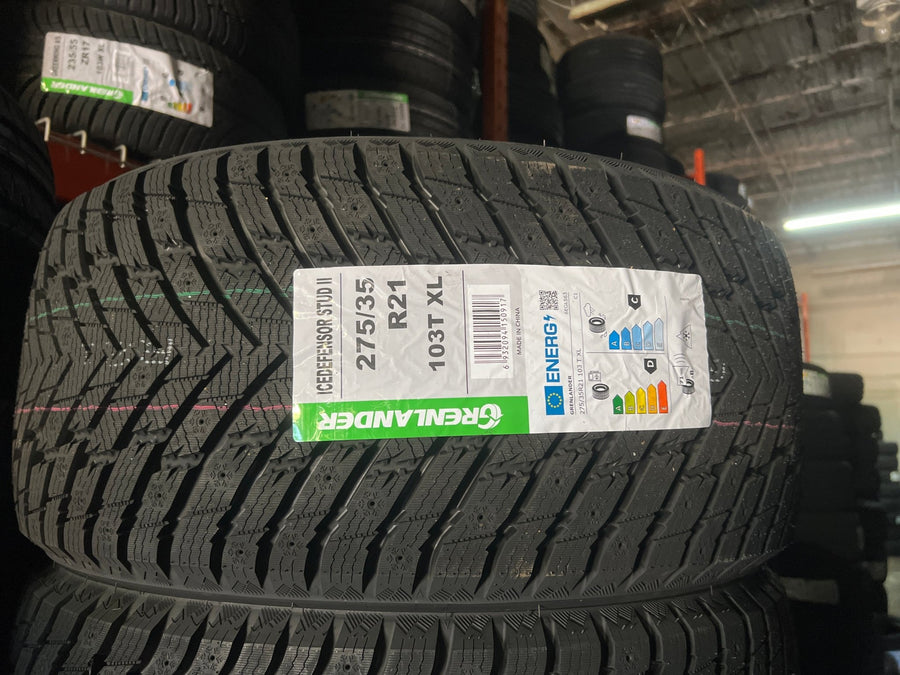 275/35R21 GRENLANDER ICEDEFENSOR STUD II WINTER - Toee Tire