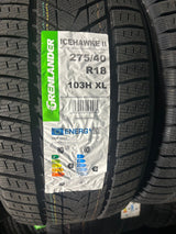275/40R18 GRENLANDER ICEHAWKE II WINTER - Toee Tire