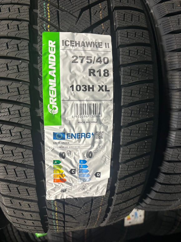275/40R18 GRENLANDER ICEHAWKE II WINTER - Toee Tire
