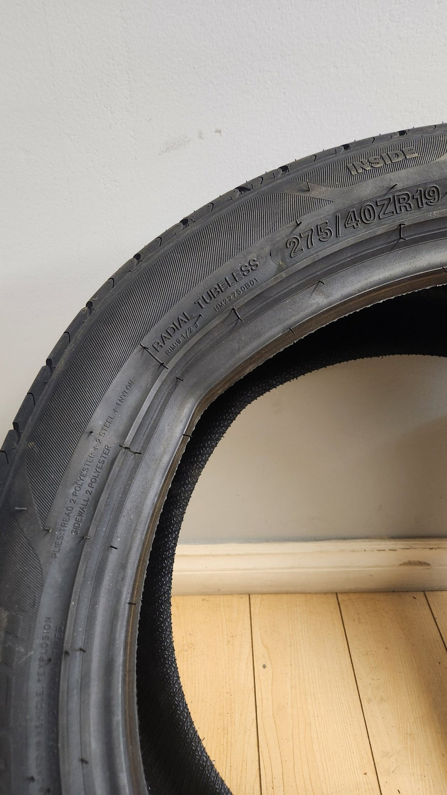 275/40R19 GRENLANDER L - ZEAL56 UHP PASSENGER (Used) - Toee Tire