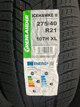 275/40R21 GRENLANDER ICEHAWKE II WINTER - Toee Tire