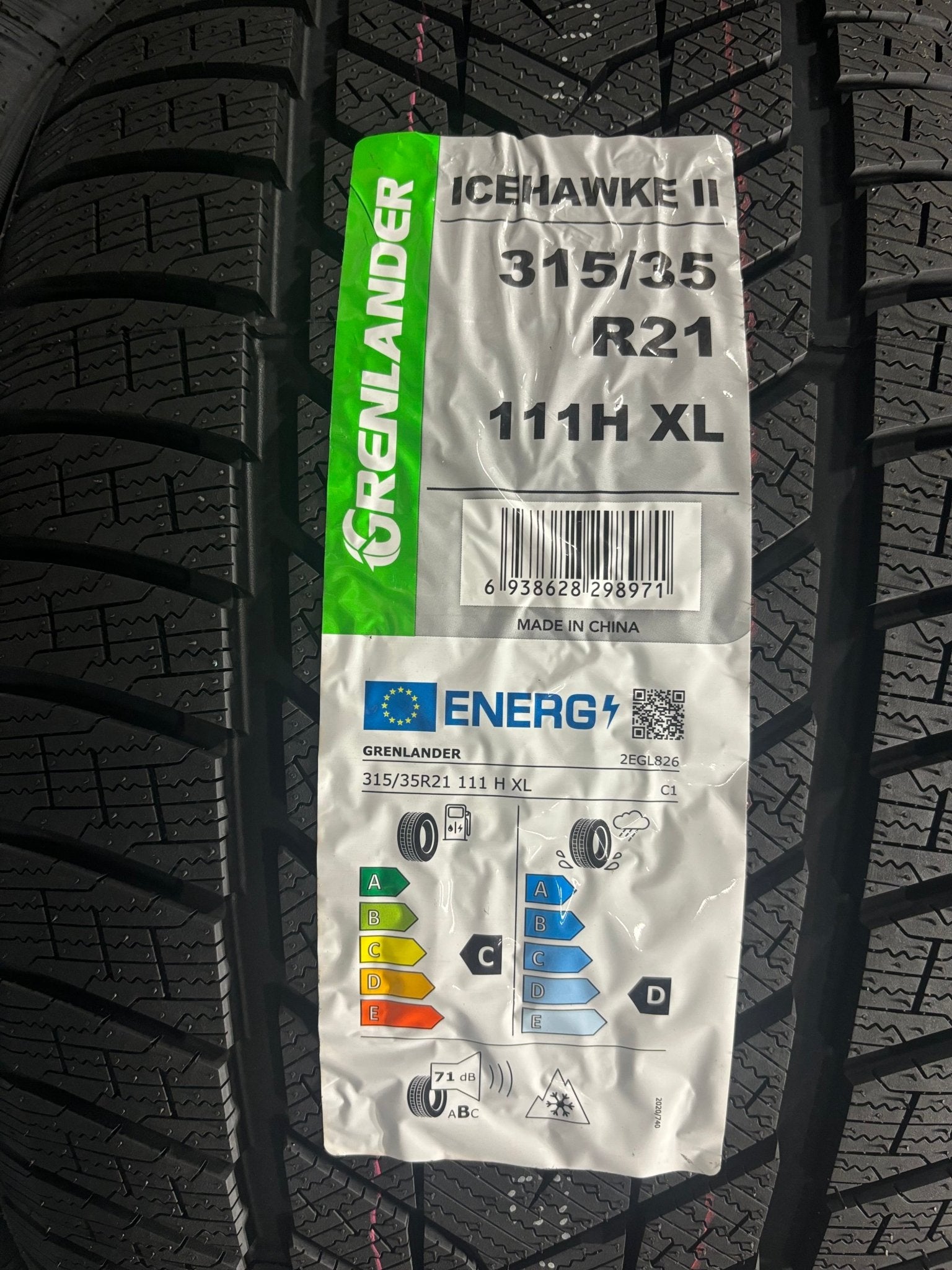 315/35R21 GRENLANDER ICEHAWKE II WINTER - Toee Tire