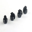 4pcs Aluminum Car Tire Valve Cap Grenade Alloy Tyre Valve Stem Cover Air Dust Cap Tire Valve Truck Bike Wheel Rim - Toee Tire