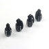 4pcs Aluminum Car Tire Valve Cap Grenade Alloy Tyre Valve Stem Cover Air Dust Cap Tire Valve Truck Bike Wheel Rim - Toee Tire