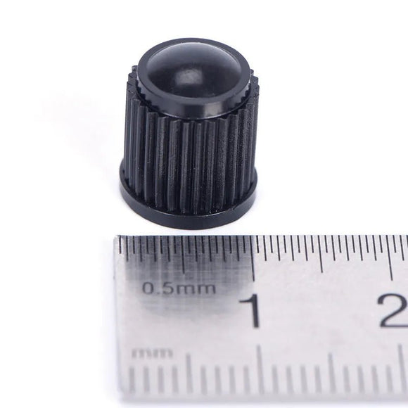 50 x Black Plastic Car Truck Auto Wheels Tire Valve Stem Cap Lid Air Dust Cover - Toee Tire
