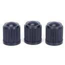 50 x Black Plastic Car Truck Auto Wheels Tire Valve Stem Cap Lid Air Dust Cover - Toee Tire
