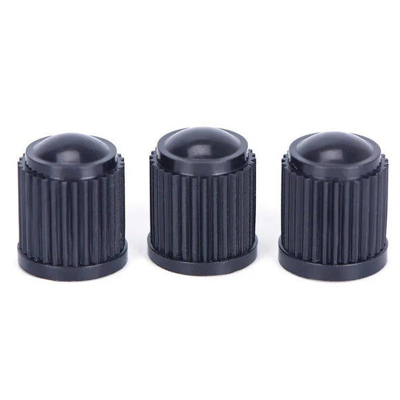 50 x Black Plastic Car Truck Auto Wheels Tire Valve Stem Cap Lid Air Dust Cover - Toee Tire