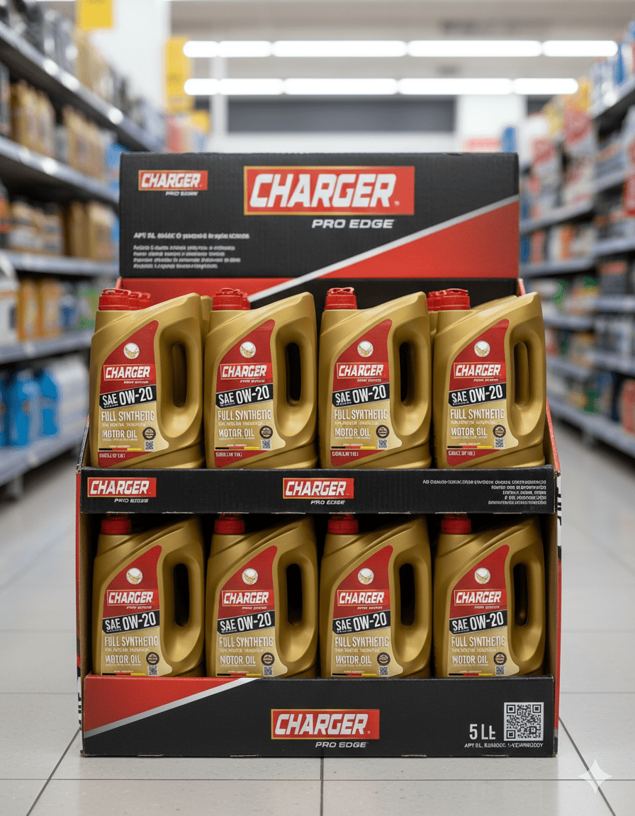 5W40 Full Synthetic Motor Oil - UAE (Case of 4 Jugs, 20L) - Toee Tire