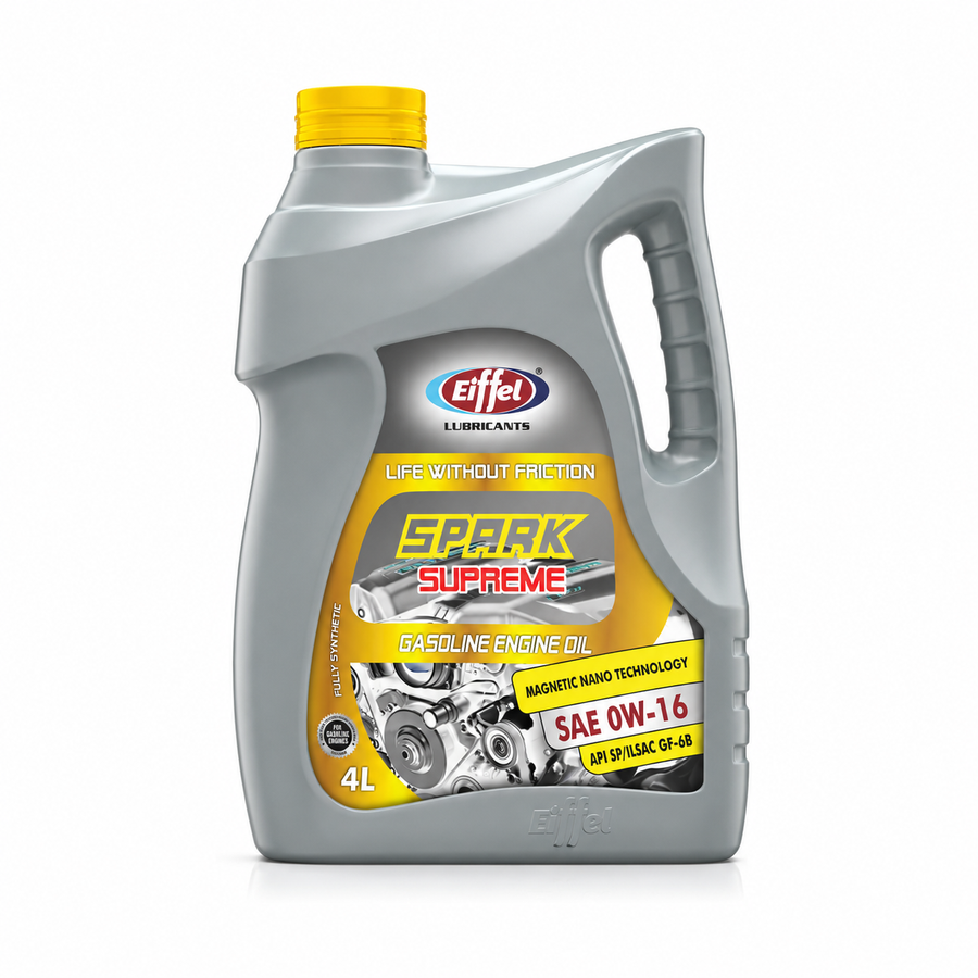 Eiffel Spark Supreme 0W16 SP Full Synthetic Engine Oil – USA (Case of 4 Jugs, 20L)