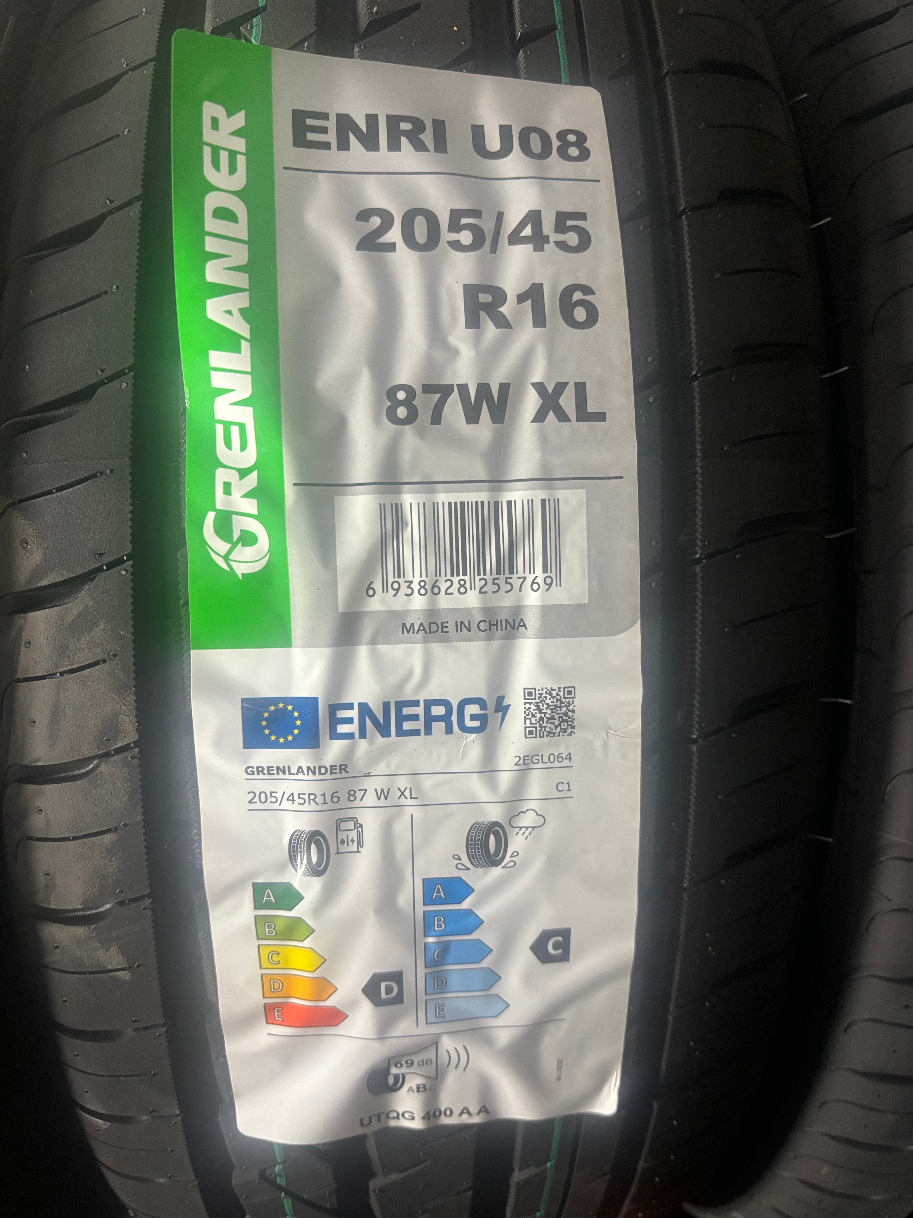 205/45R16 GRENLANDER ENRI U08 UHP PASSENGER