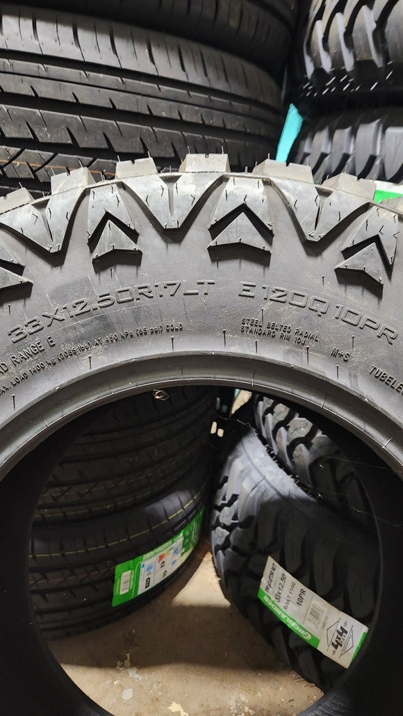 LT33X12.5R17 HAIDA HD868 PASSENGER(YEAR: 2016)(CLEARANCE SALE) - Toee Tire