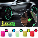 Luminous Night Glowing Motorcycle Wheel Tyre Valve Caps Decors for Tracer 9 Gt Suzuki Gsxr 600 Fz1 Tmax Fz6 Cbr650F Yamaha R1 - Toee Tire
