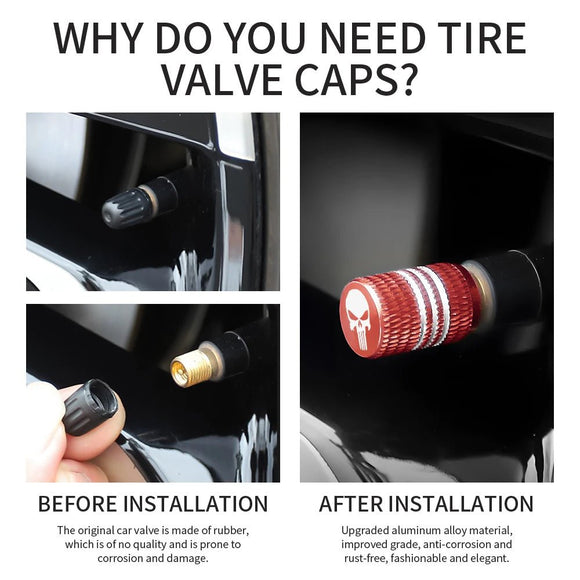 Motorcycle Wheel Tyre Valve Cover Aluminum Alloy NMAX 125 Accessories for Yamaha N MAX 155 MAX125 N - MAX 2017 2019 2021 2024 - Toee Tire