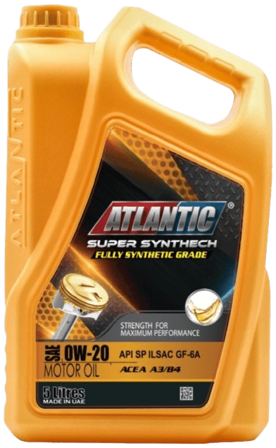 SAE 0W-20 API SP - Atlantic Super Synthech Engine Oil (Case of 4 Jugs, 20L) - Toee Tire