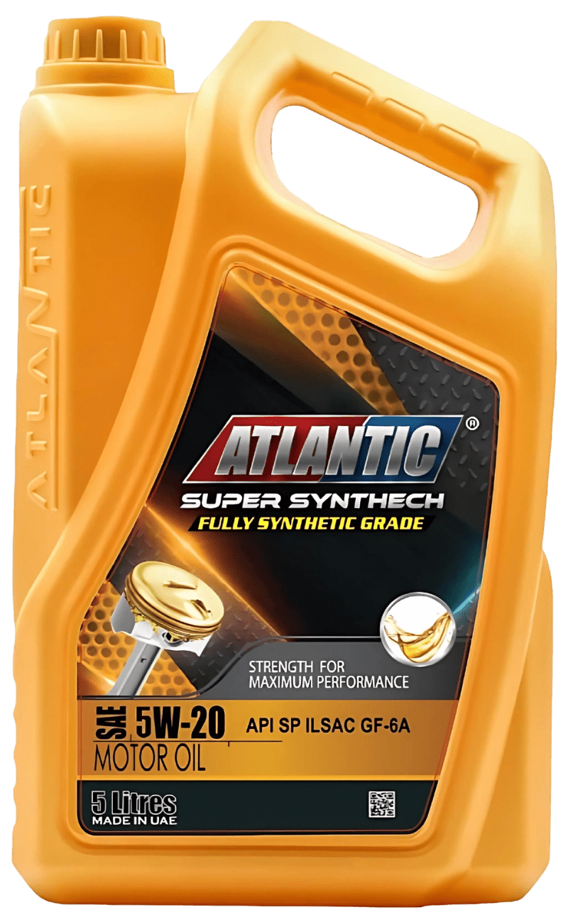 SAE 5W20 API SP - Atlantic Super Synthech Engine Oil (Case of 4 Jugs, 20L) - Toee Tire