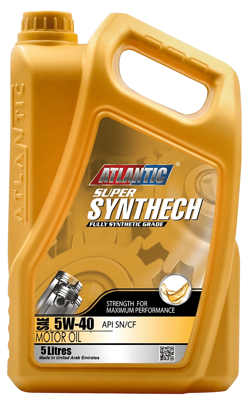 SAE 5W40 API SN/CF - Atlantic Super Synthech Engine Oil (Case of 4 Jugs, 20L) - Toee Tire