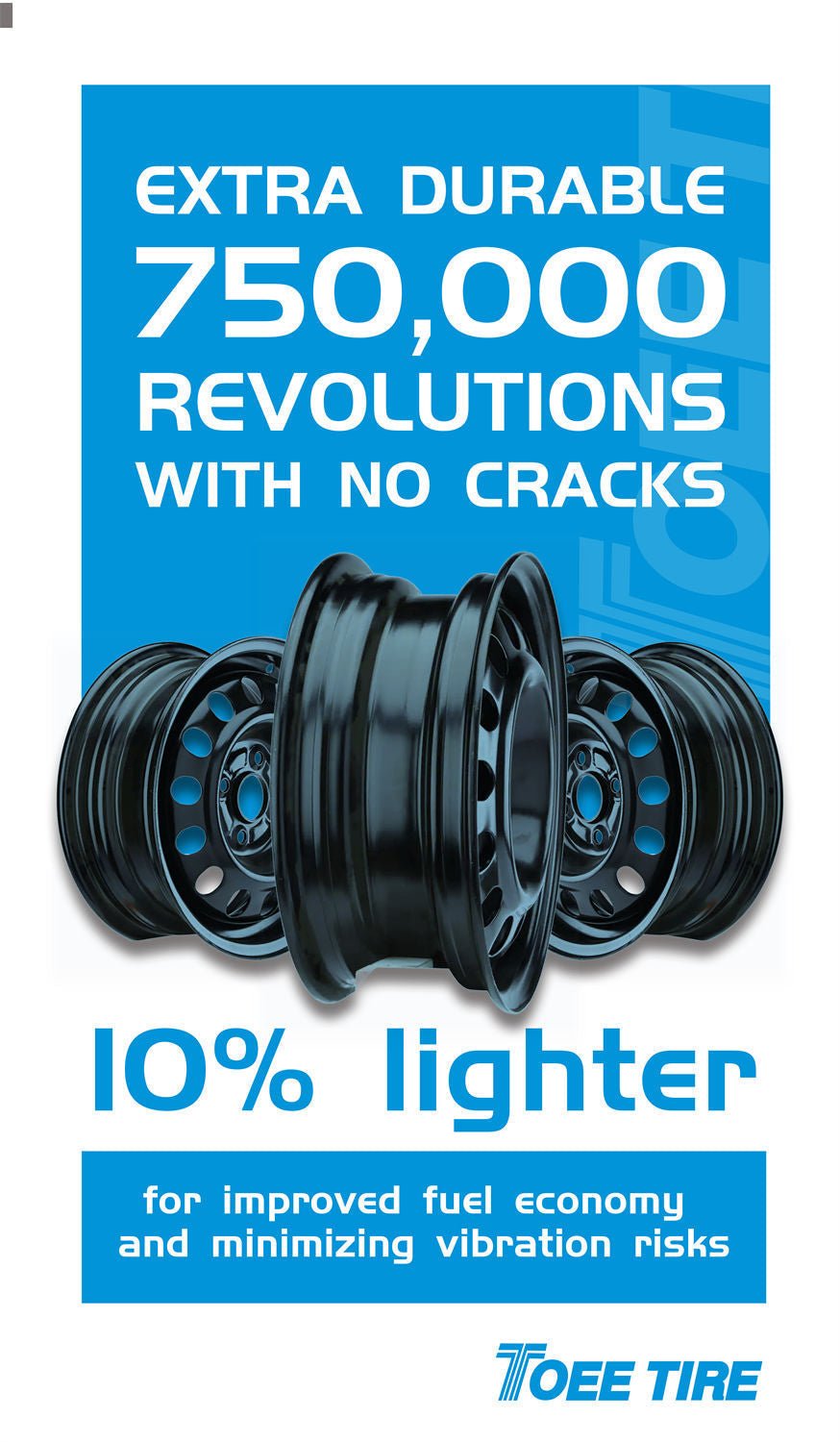 STEEL RIM X40862 14 INCH 4X100 - Toee Tire