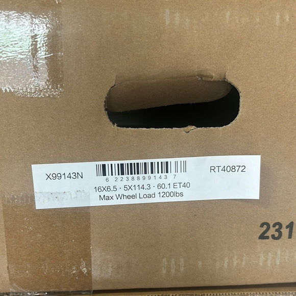 STEEL RIM X99143N 16 INCH 5X114.3 - Toee Tire