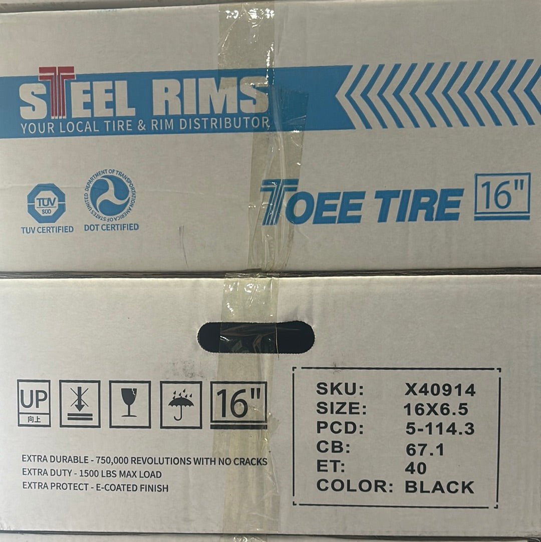 STEEL RIM X99154N (X40914) 16 INCH 5X114.3 - Toee Tire