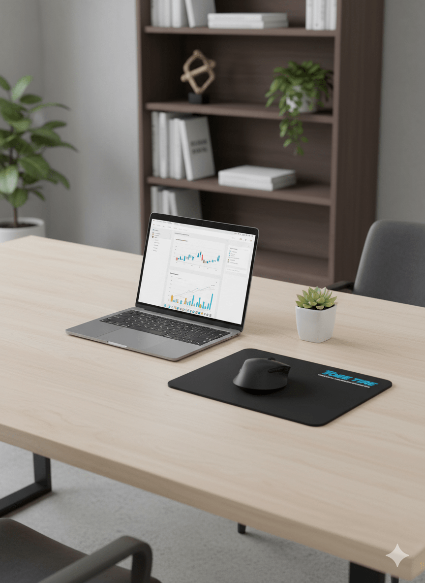 Toee Tire Premium Mouse Pad - Non - Slip Waterproof Gaming & Office Desk Mat - Toee Tire
