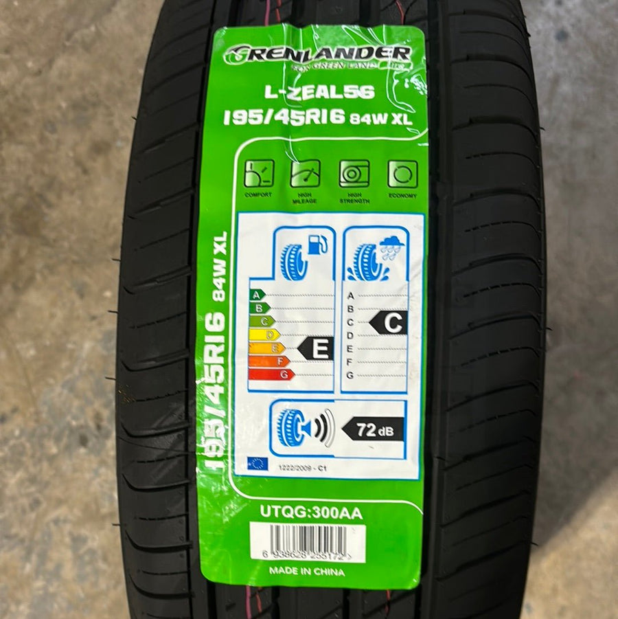 195/45R16 GRENLANDER L-ZEAL56 UHP PASSENGER - Toee Tire