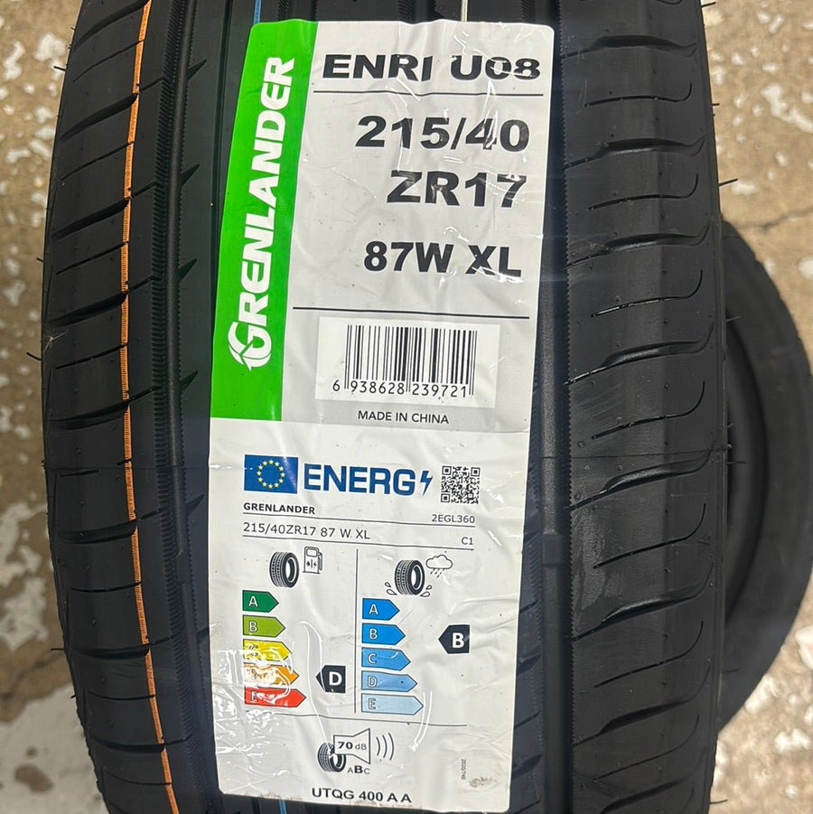 215/40R17 GRENLANDER ENRI U08 UHP PASSENGER - Toee Tire