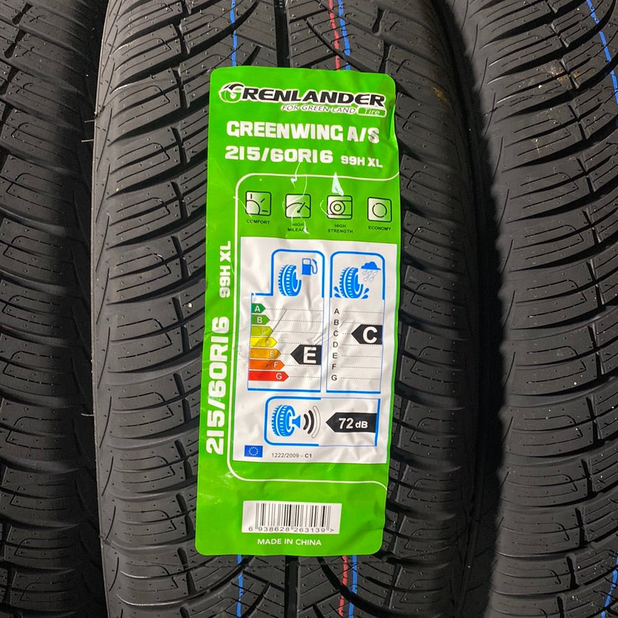 215/60R16 GRENLANDER GREENWING A/S ALL WEATHER - Toee Tire
