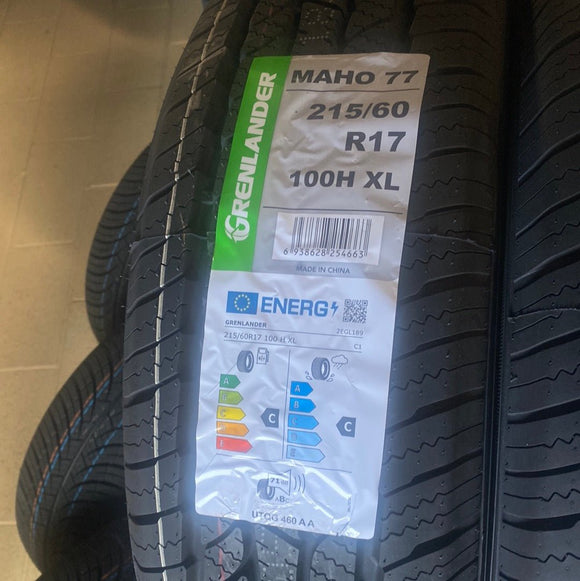 215/60R17 GRENLANDER MAHO 77 H/T PASSENGER - Toee Tire