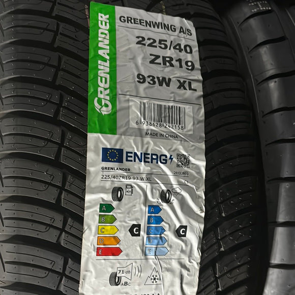 225/40R19 GRENLANDER GREENWING A/S ALL WEATHER - Toee Tire
