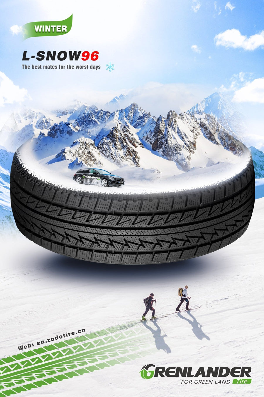 225/60R16 GRENLANDER L-SNOW96 WINTER - Toee Tire
