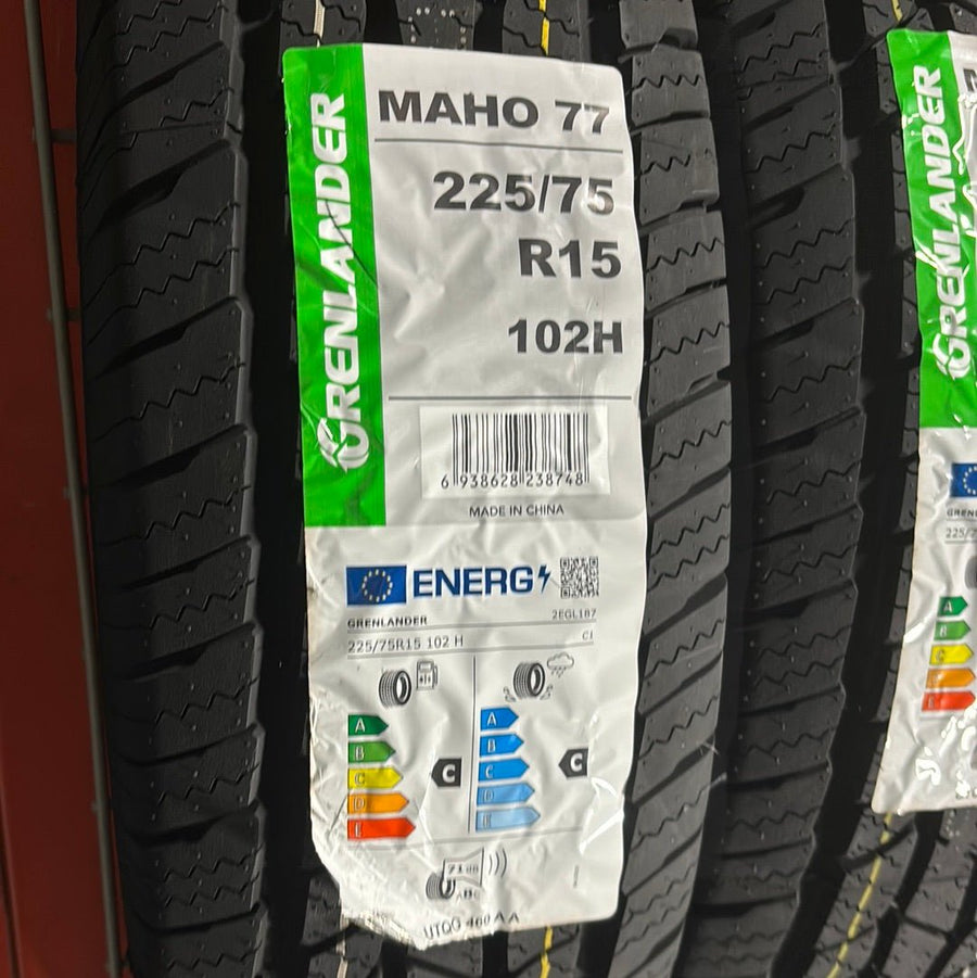 225/75R15 GRENLANDER MAHO 77 H/T PASSENGER - Toee Tire