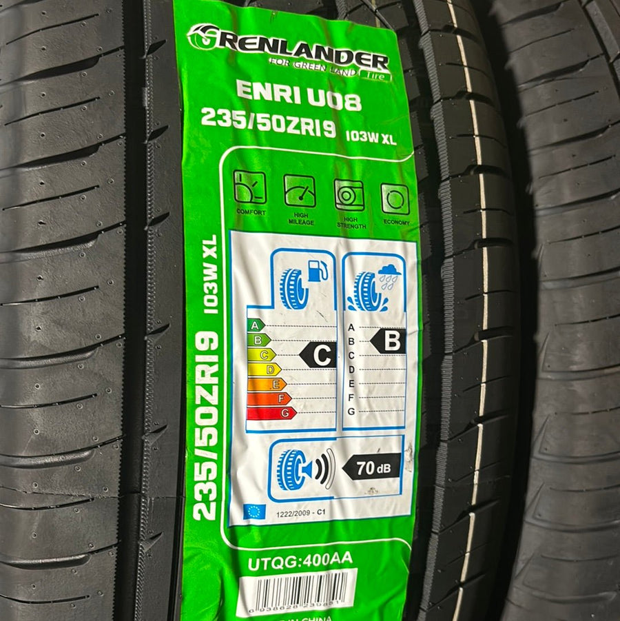 235/50R19 GRENLANDER ENRI U08 UHP PASSENGER - Toee Tire