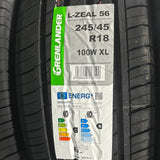245/45R18 GRENLANDER L-ZEAL56 UHP PASSENGER - Toee Tire