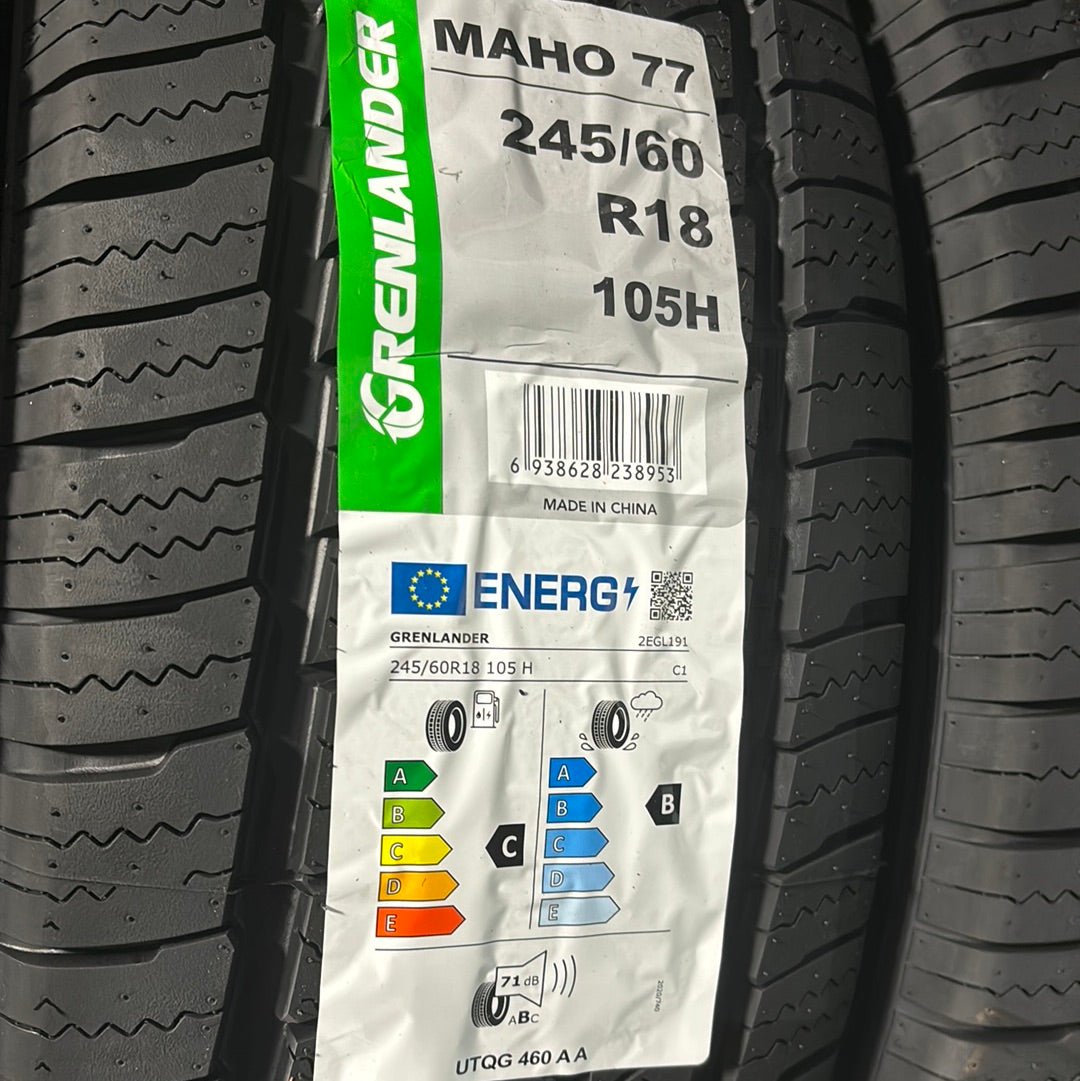 245/60R18 GRENLANDER MAHO 77 H/T PASSENGER - Toee Tire