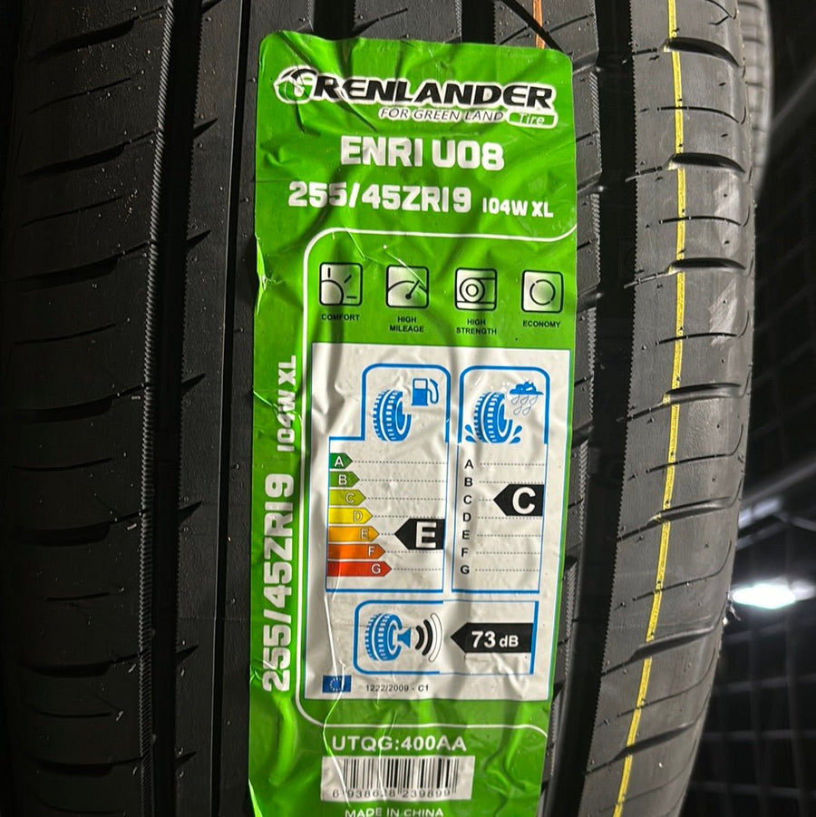 255/45R19 GRENLANDER ENRI U08 UHP PASSENGER - Toee Tire