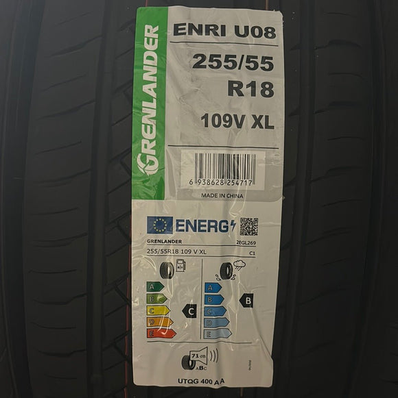 255/55R18 GRENLANDER ENRI U08 UHP PASSENGER - Toee Tire