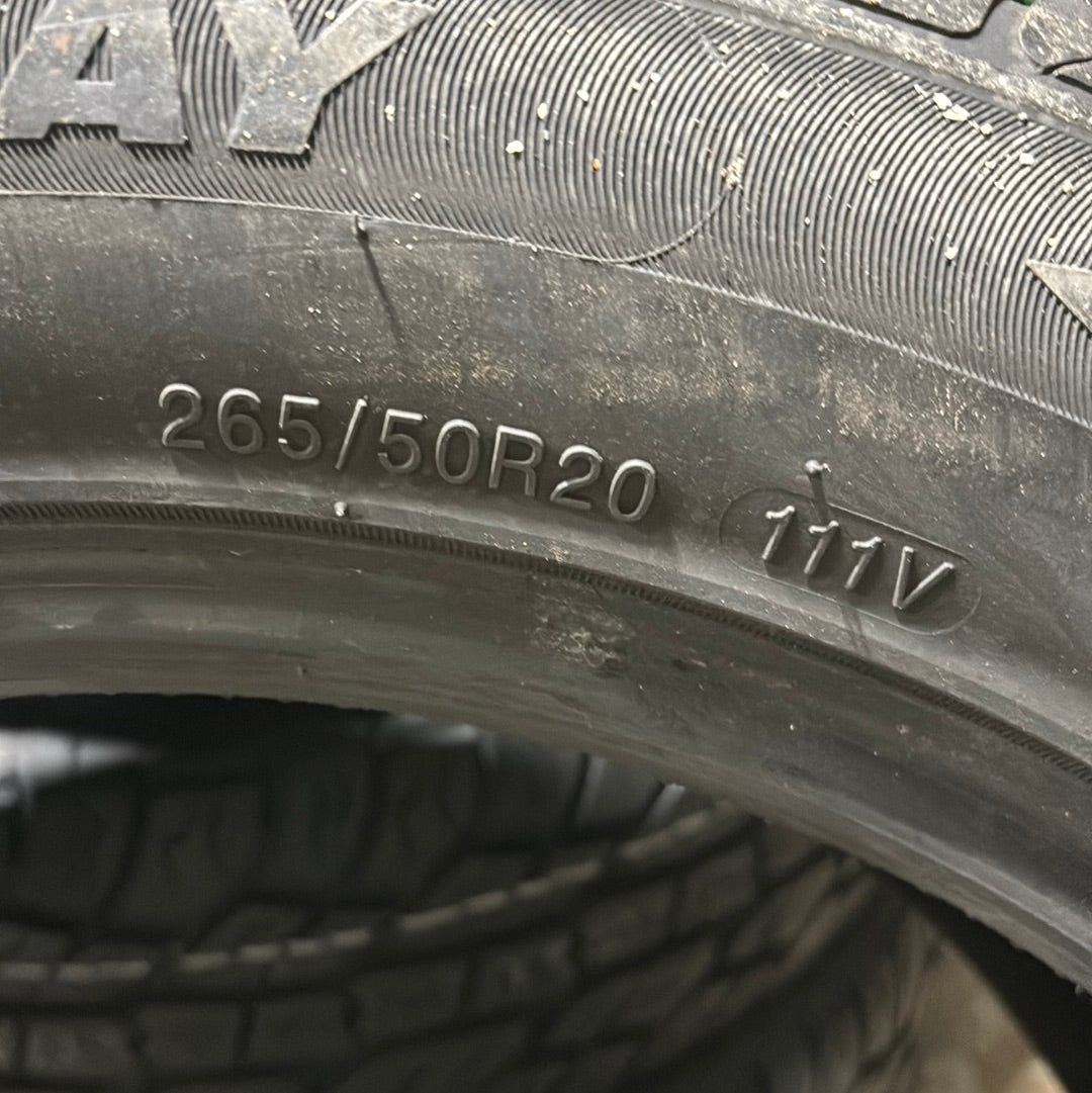 265/50R20 HEADWAY HU901 PASSENGER [USED] - Toee Tire