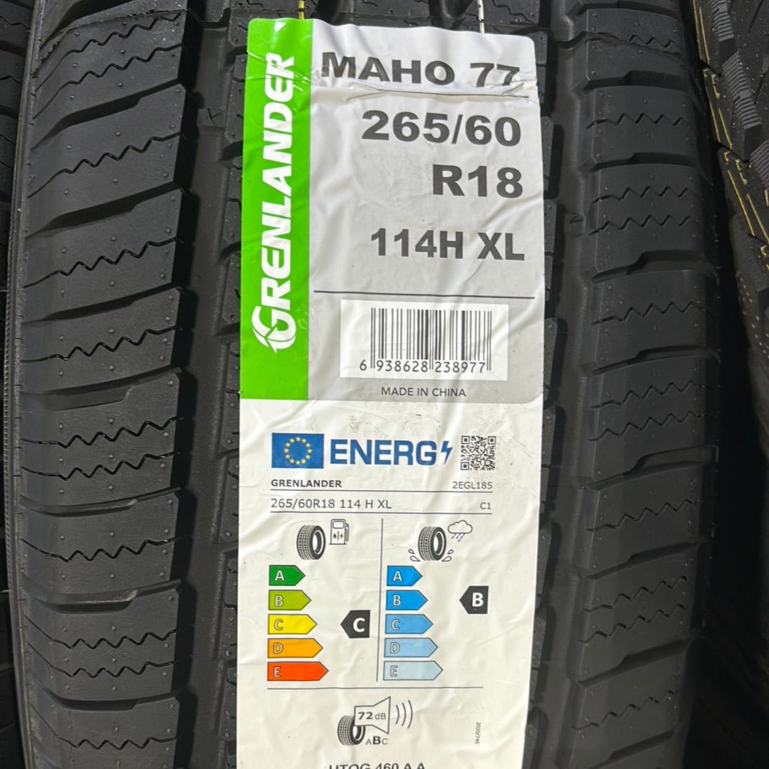 265/60R18 GRENLANDER MAHO 77 H/T PASSENGER - Toee Tire