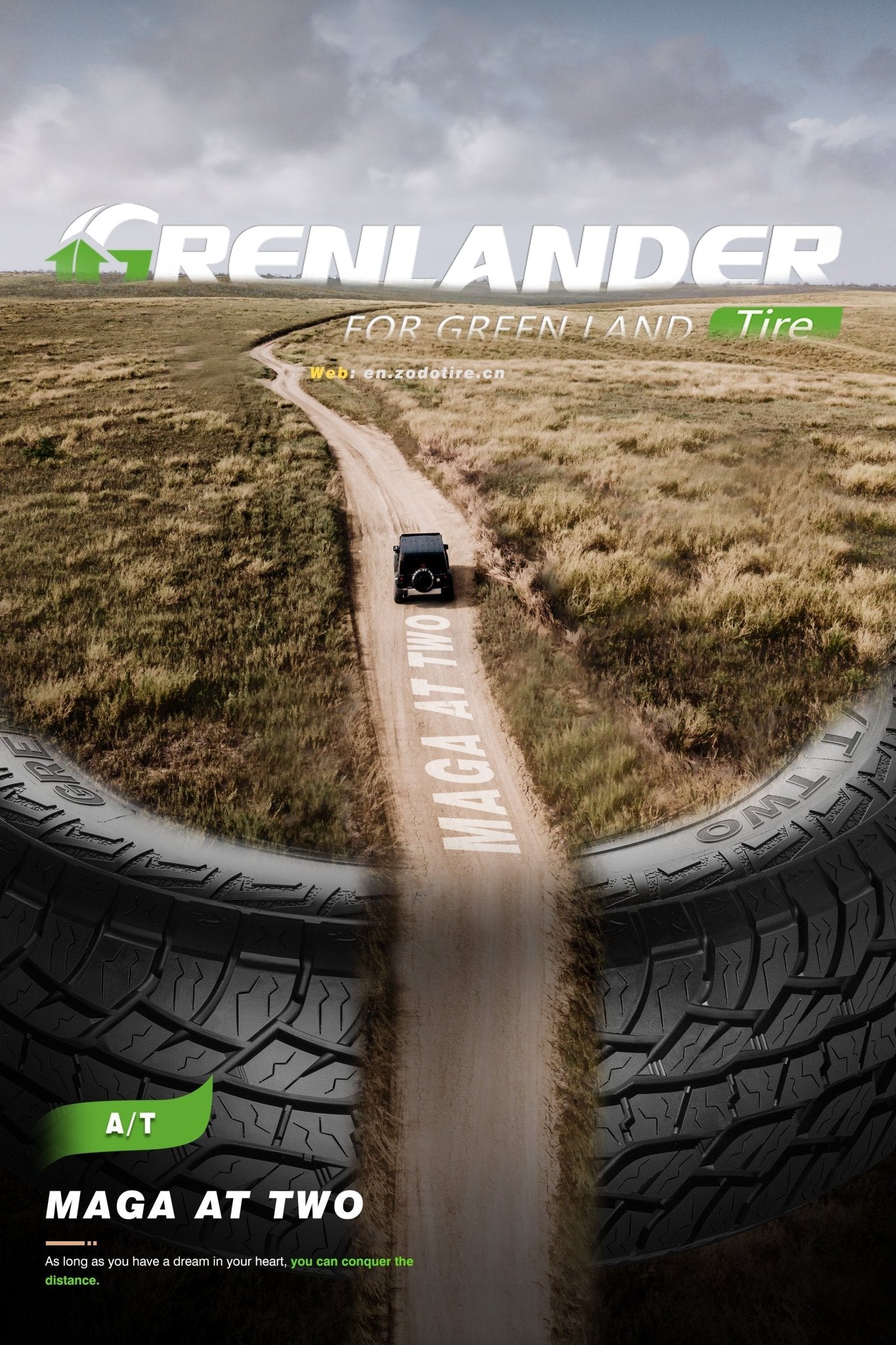 265/70R17 GRENLANDER MAGA A/T TWO PASSENGER - Toee Tire